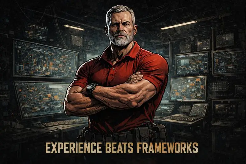 What 28 Years in Cybersecurity Teaches You About Leadership (That Frameworks Don’t) featured image blog post 1